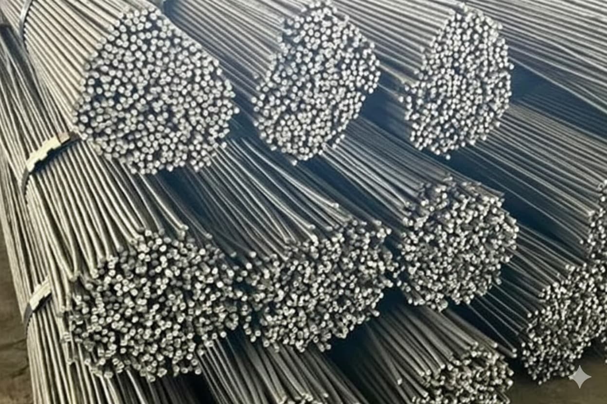 Steel wire for industrial and construction applications